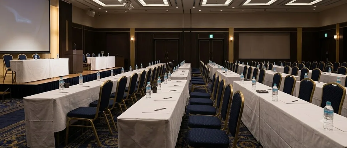 株主総会会場の設営イメージ